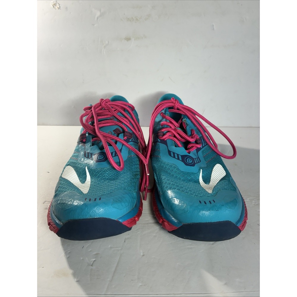 Brooks Pure Grit 5 Womens Sz 10.5 B433 Blue Sneakers Trail Running Shoes - Picture 3 of 11